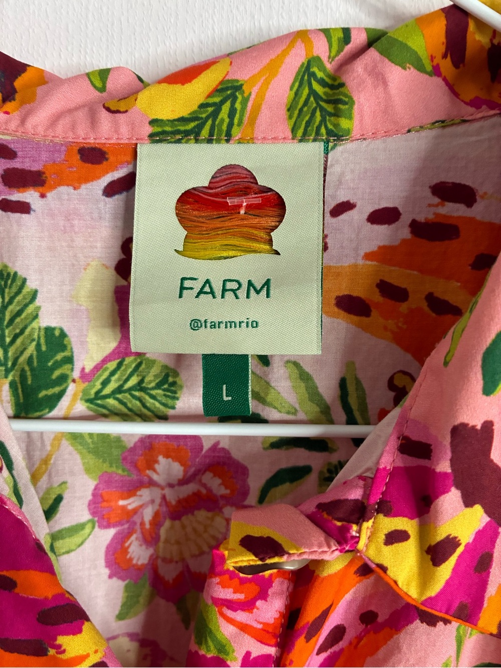 Farm Rio Painted Bananas Mini Dress - Picture 7 of 15